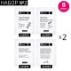 НАБОР №2 Пробники антивозрастной уход, 8 шт BTpeel